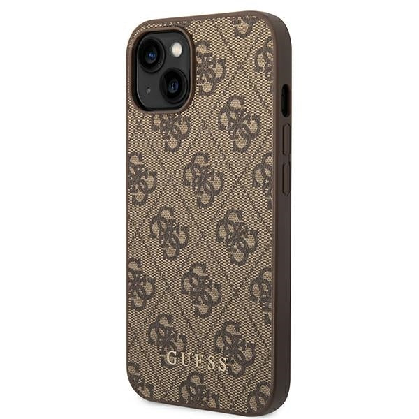 guess-hulle-fur-iphone-14-6-1-braun-hard-case-4g-metal-gold-logo