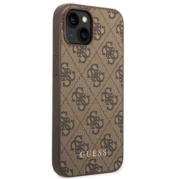 guess-hulle-fur-iphone-14-6-1-braun-hard-case-4g-metal-gold-logo