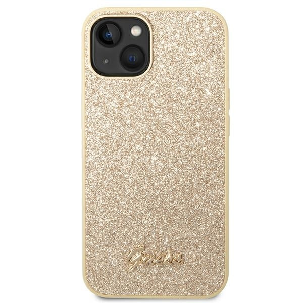 guess-hulle-fur-iphone-14-plus-6-7-gold-hard-case-glitter-script