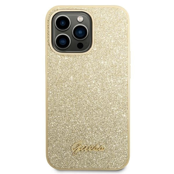 guess-hulle-fur-iphone-14-pro-6-1-gold-hard-case-glitter-script