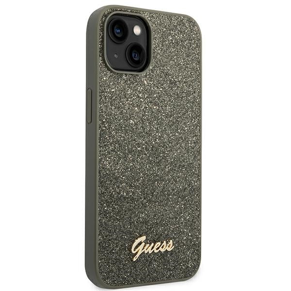 guess-hulle-fur-iphone-14-plus-6-7-grun-hard-case-glitter-script