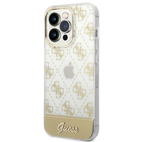guess-hulle-fur-iphone-14-pro-6-1-gold-hardcase-4g-pattern-script