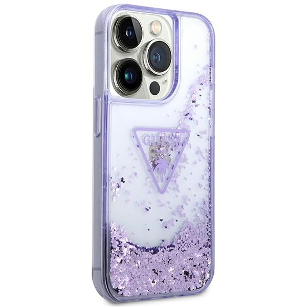 guess-hulle-fur-iphone-14-pro-6-1-lila-case-liquid-glitter-palm-collection
