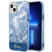 Guess Hülle für iPhone 14 Plus 6,7" /blau hardCase Porcelain Collection