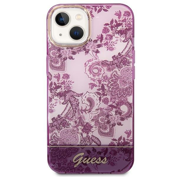 guess-hulle-fur-iphone-14-6-1-fuschia-hardcase-porcelain-collection