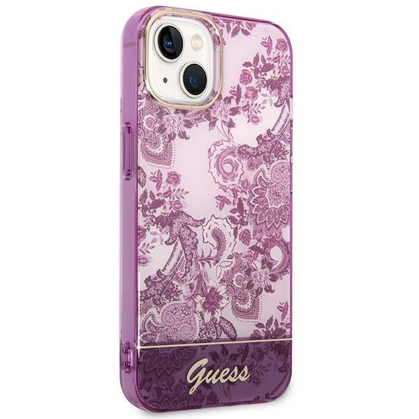 guess-hulle-fur-iphone-14-6-1-fuschia-hardcase-porcelain-collection