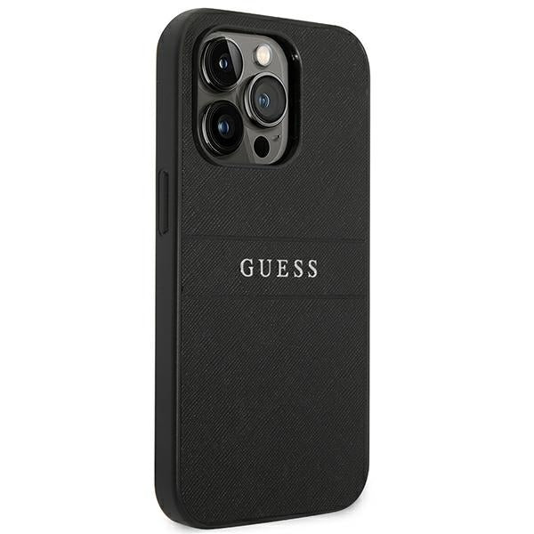 guess-hulle-fur-iphone-14-pro-6-1-schwarz-saffiano-strap