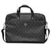 Guess Torba Tasche 16" / Schwarz Saffiano 4G Triangle Logo