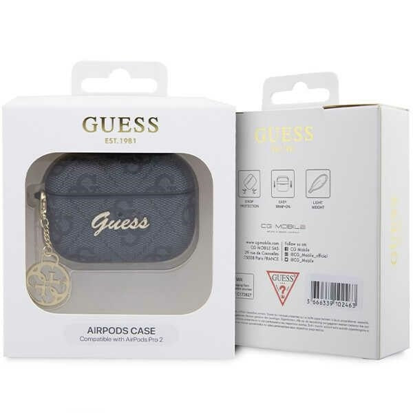 guess-hulle-fur-airpods-pro-2-2022-2023-cover-schwarz-4g-charm-collection