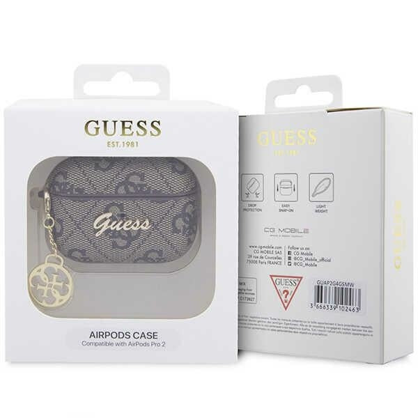 guess-hulle-fur-airpods-pro-2-cover-braun-4g-charm-collection