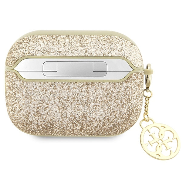 Guess Hülle für AirPods Pro 2 (2022/2023) cover gold Glitter Flake 4G Charm
