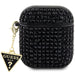 Guess Hülle für AirPods 1/2 cover Schwarz Rhinestone Triangle Charm