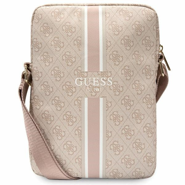 Guess Hülle Tasche für Tablet Torba 10" Rosa 4G Stripes Tablet Bag