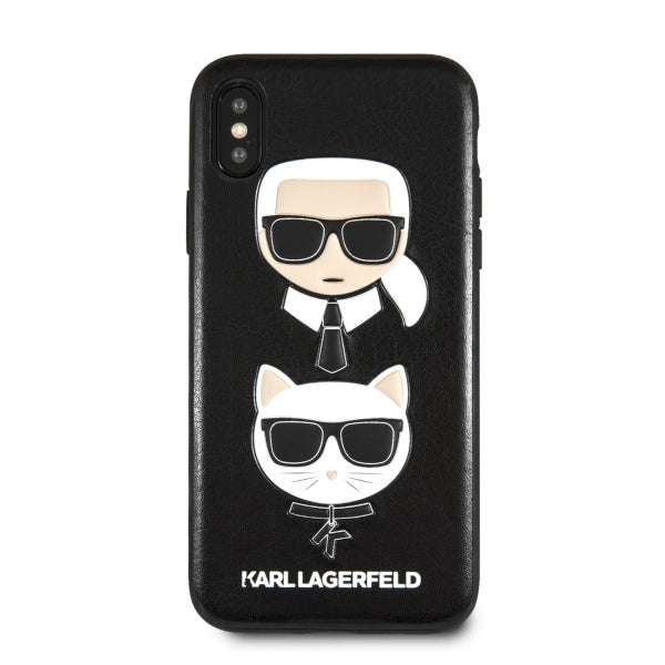 iPhone X/Xs Handyhülle - Karl Lagerfeld - Back cover/ Hardcase /Schwarz