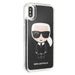 iphone-x-xs-hulle-karl-lagerfeld-iconic-glitter-hard-case-schwarz