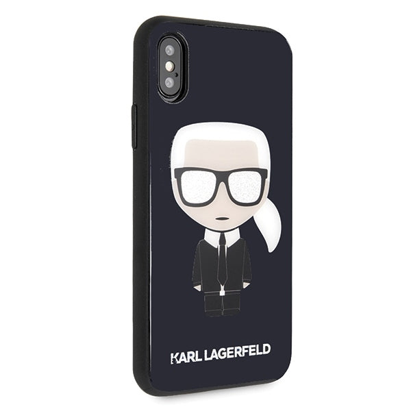 iphone-x-xs-hulle-karl-lagerfeld-full-body-iconic-glitter-tpu-case-schwarz