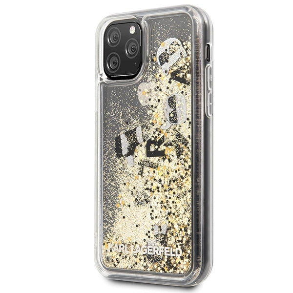 iphone-11-pro-hulle-karl-lagerfeld-glitter-floatting-case-transparent