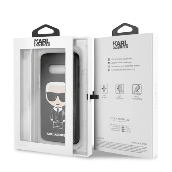 Samsung Galaxy Galaxy S10e Hülle Karl Lagerfeld Ikonik Full Body PC/TPU Case Schwarz