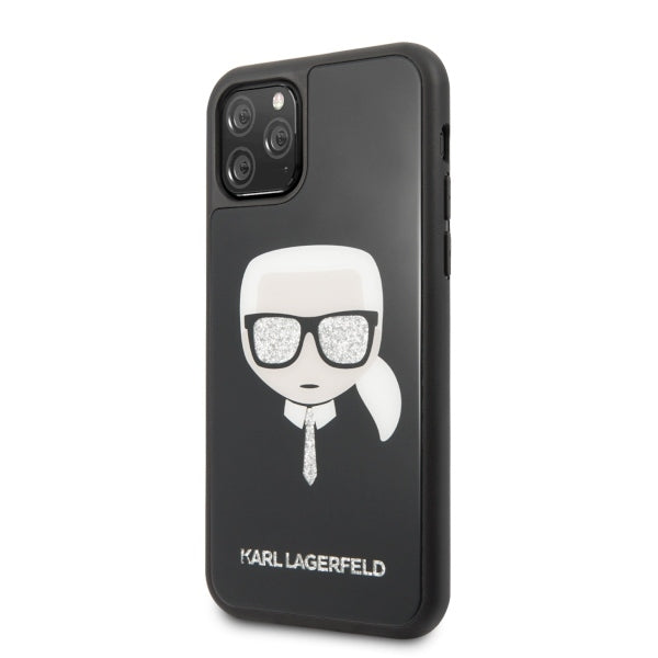 iphone-11-pro-hulle-karl-lagerfeld-glitter-iconic-body-cover-schwarz-1