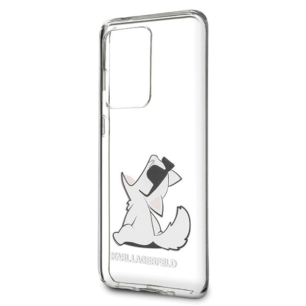 Samsung Galaxy S20 Ultra Handyhülle Karl Lagerfeld transparent Choupette Fun