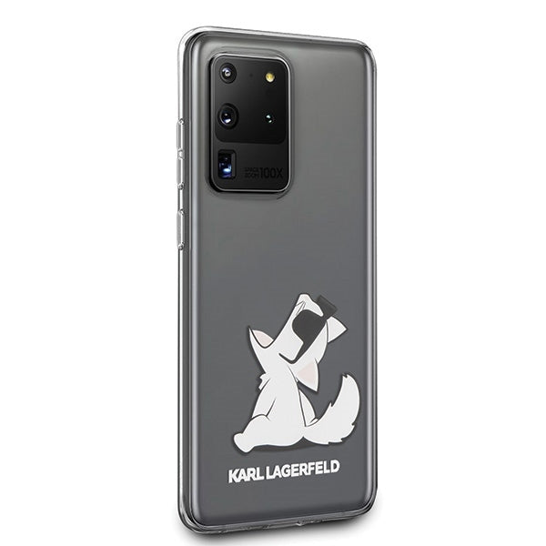 Samsung Galaxy S20 Ultra Handyhülle Karl Lagerfeld transparent Choupette Fun