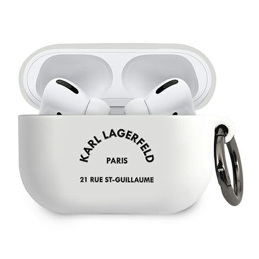 Karl Lagerfeld Hülle Für AirPods Pro cover /weiss Silikon RSG