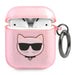 Karl Lagerfeld Hülle Für AirPods cover /Rosa Glitter Choupette