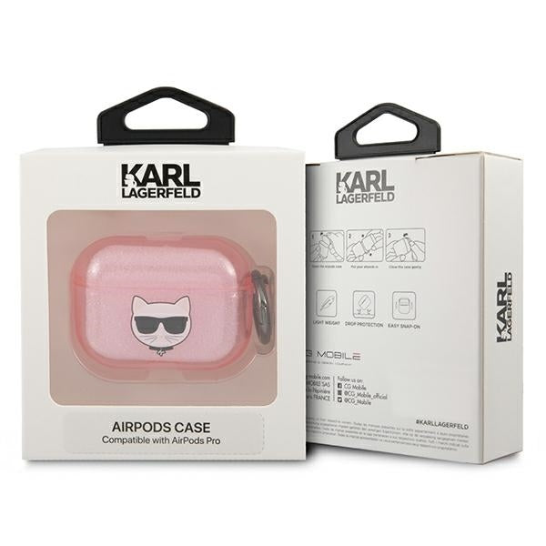 karl-lagerfeld-hulle-fur-airpods-pro-cover-rosa-glitter-choupette