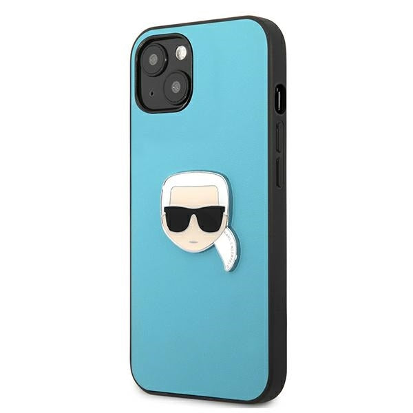 karl-lagerfeld-hulle-fur-iphone-13-6-1-blau-case-leder-ikonik-karl-s-head-metal