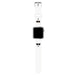 Karl Lagerfeld Uhrenarmband Apple Watch 42/44/45mm /weiss strap Silikon Karl & Choupette Heads