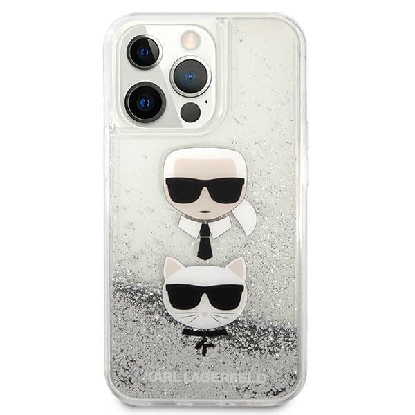 karl-lagerfeld-hulle-fur-iphone-13-pro-13-6-1-silber-case-liquid-glitter-karl-choupette-head