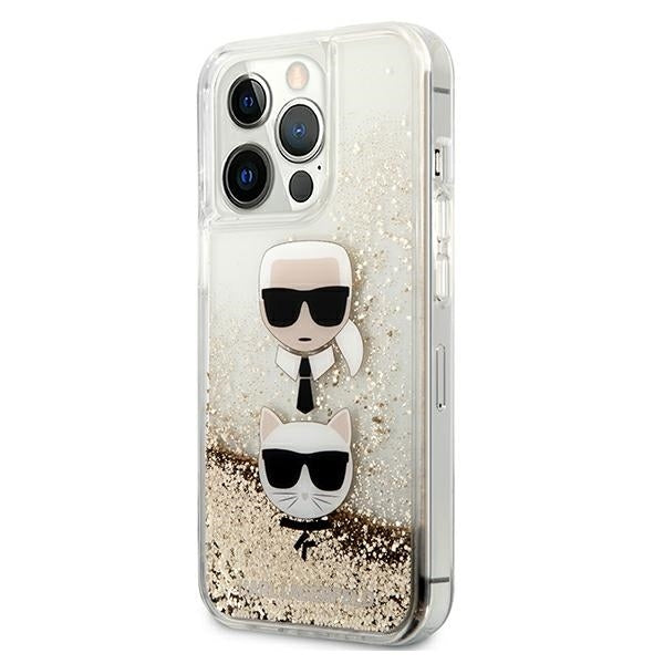 karl-lagerfeld-hulle-fur-iphone-13-pro-13-6-1-gold-case-liquid-glitter-karl-choupette-head