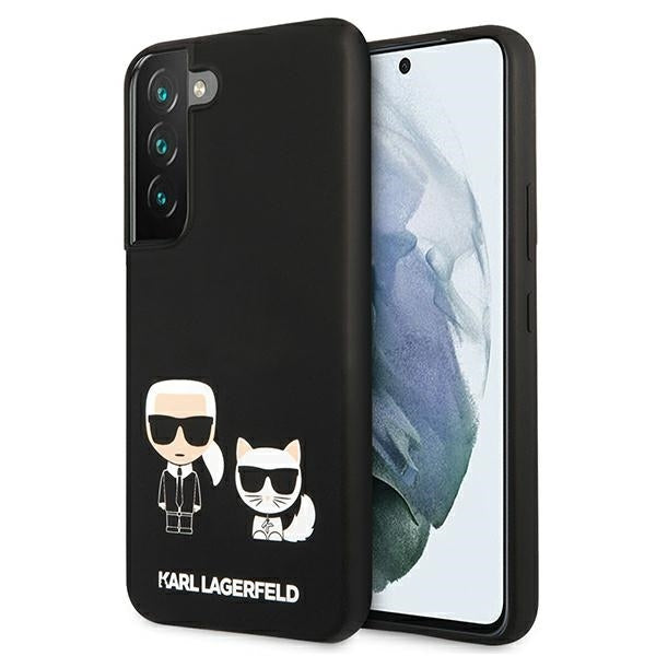 Karl Lagerfeld Hülle Für Samsung S22 S901 Case Hülle /schwarz Silikon Karl & Choupette