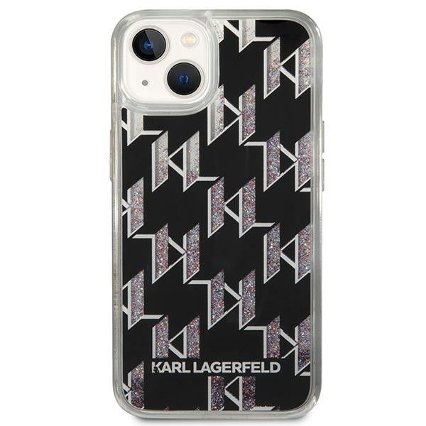 karl-lagerfeld-hulle-fur-iphone-14-6-1-case-schwarz-liquid-glitter-monogram