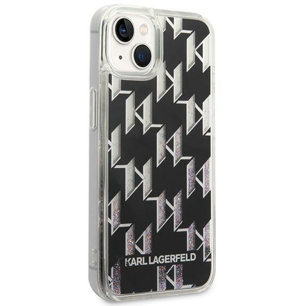 karl-lagerfeld-hulle-fur-iphone-14-6-1-case-schwarz-liquid-glitter-monogram