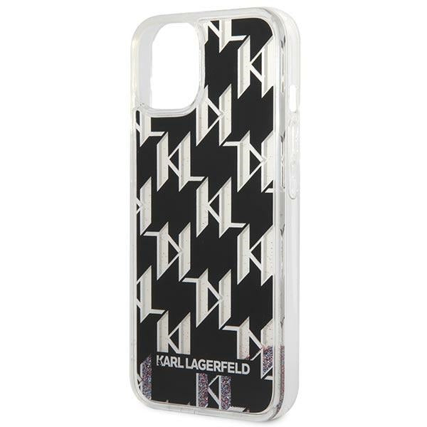 karl-lagerfeld-hulle-fur-iphone-14-6-1-case-schwarz-liquid-glitter-monogram