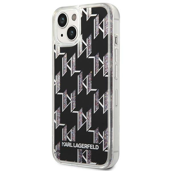 karl-lagerfeld-hulle-fur-iphone-14-plus-6-7-case-schwarz-liquid-glitter-monogram