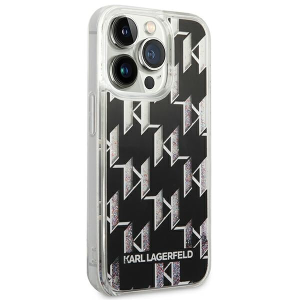 karl-lagerfeld-hulle-fur-iphone-14-pro-6-1-case-schwarz-liquid-glitter-monogram
