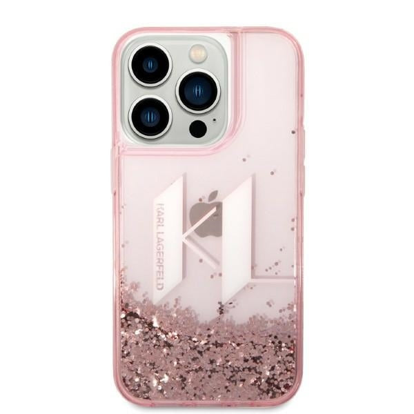 karl-lagerfeld-hulle-fur-iphone-14-pro-max-6-7-rosa-case-liquid-glitter-big-kl