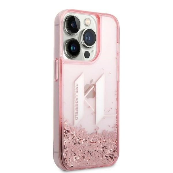 karl-lagerfeld-hulle-fur-iphone-14-pro-max-6-7-rosa-case-liquid-glitter-big-kl