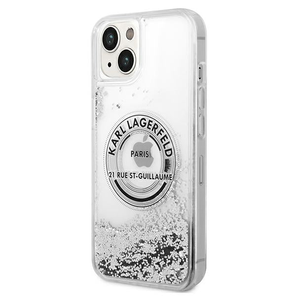 karl-lagerfeld-hulle-fur-iphone-14-6-1-silber-hardcase-liquid-glitter-rsg