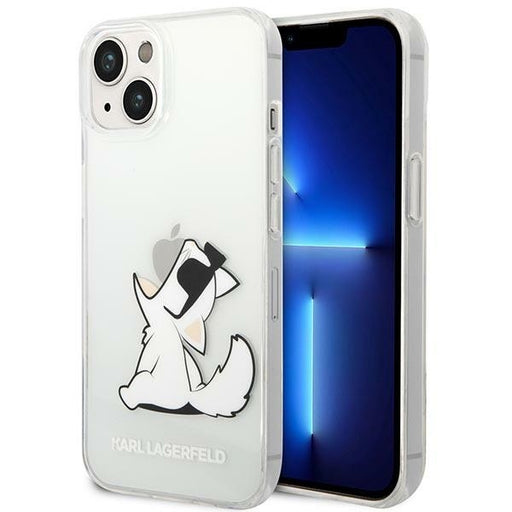 Karl Lagerfeld Hülle für iPhone 14 Plus 6,7" Case /transparent Choupette Fun