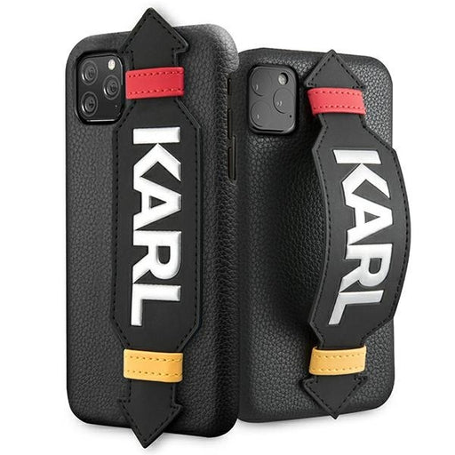 iPhone 11 Pro Hülle Karl Lagerfeld Strap Cover /Schwarz