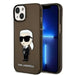 Karl Lagerfeld Hülle für iPhone 14 Plus 6,7" /Schwarz Case Ikonik Karl Lagerfeld Hülle für