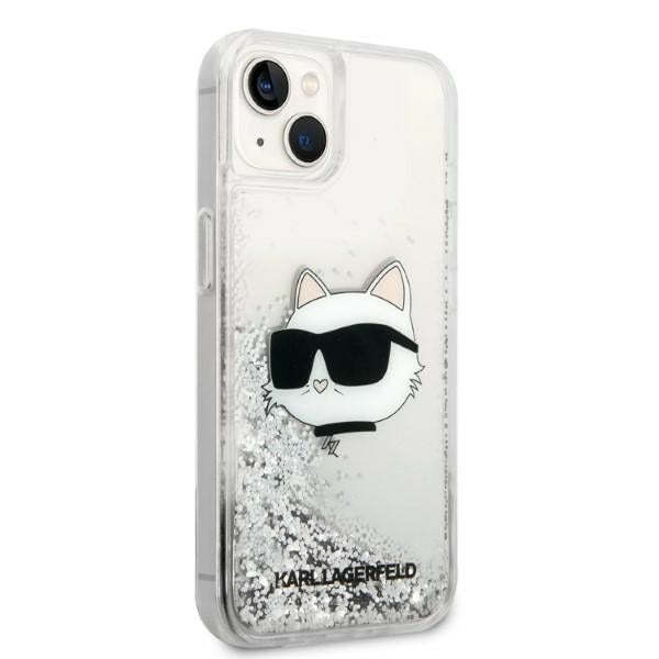 karl-lagerfeld-hulle-fur-iphone-14-6-1-silber-hardcase-glitter-choupette-head