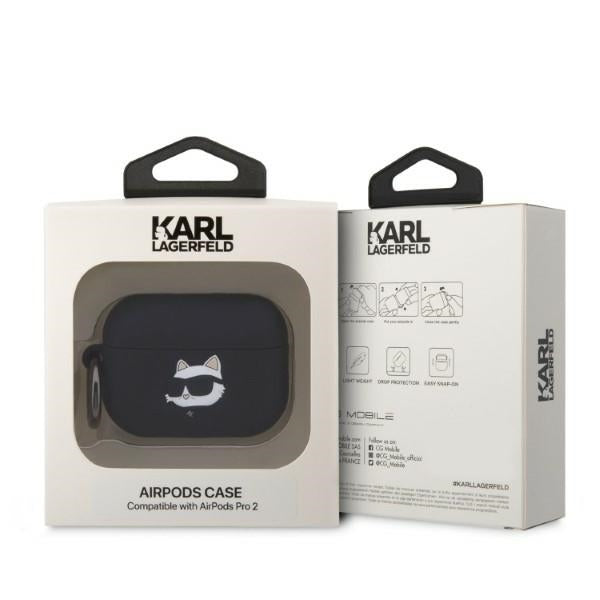 karl-lagerfeld-hulle-fur-airpods-pro-2-2022-2023-cover-schwarz-silikon-choupette-head-3d