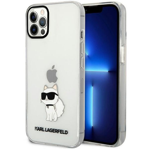 Karl Lagerfeld Hülle für iPhone 12 /12 Pro 6,1" transparent Case Ikonik Choupette