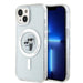 Karl Lagerfeld Hülle für iPhone 15 Plus / 14 Plus transparent hardcase Karl&Choupette Glitter MagSafe