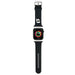 Karl Lagerfeld Uhr Armband für Apple Watch 38/40/41mm Schwarz strap 3D Rubber Karl Head