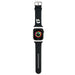 Karl Lagerfeld Uhr Armband für Apple Watch 42/44/45/49mm Schwarz strap 3D Rubber Karl Head